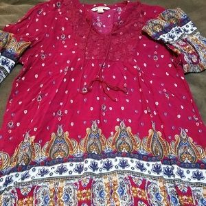 Tantrums long sleeve blouse